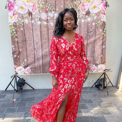 Camille Winbush posing for a photo shoot